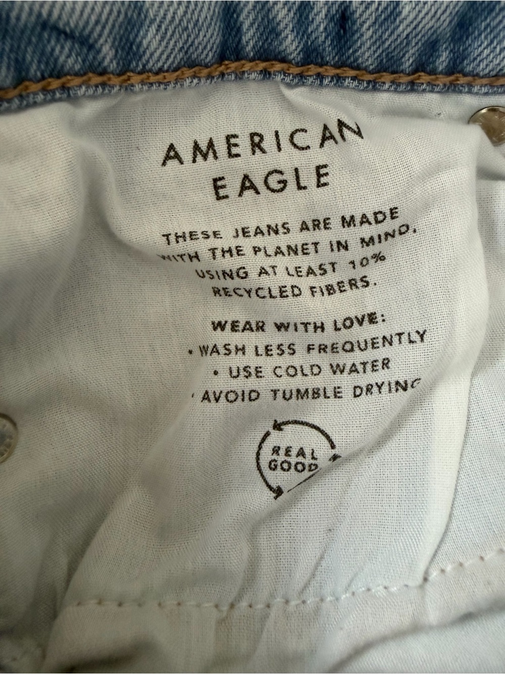American Eagle Outfitters Light Blue Denim Jeans - Picture 5 of 10